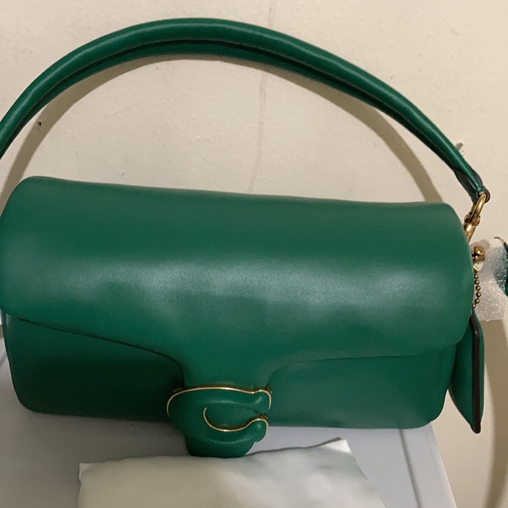 Coach Tabby Shoulder bag 26 Pillow Green - Picture 2 of 14
